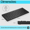 Teclado HP 350 (Bluetooth - Idioma Português - Preto)