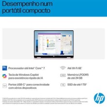 Portátil HP OmniBook 5 Flip 14-fp0014np | 14" | Intel® Core™ 7 150U | 16GB | 1TB SSD