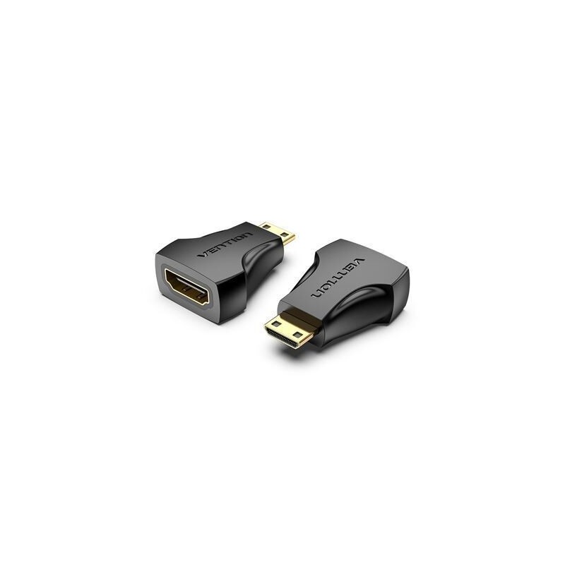 Adaptador Mini HDMI para HDMI Vention AISB0 | Preto Adaptador Mini HDMI para HDMI Vention AISB0 | Preto