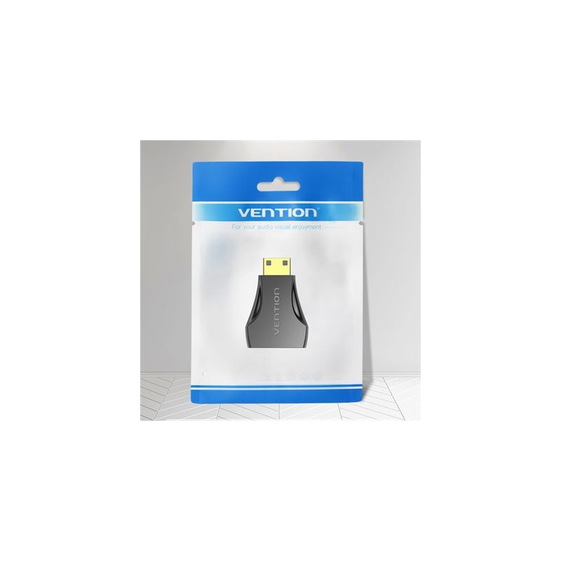 Adaptador Mini HDMI para HDMI Vention AISB0 | Preto Adaptador Mini HDMI para HDMI Vention AISB0 | Preto