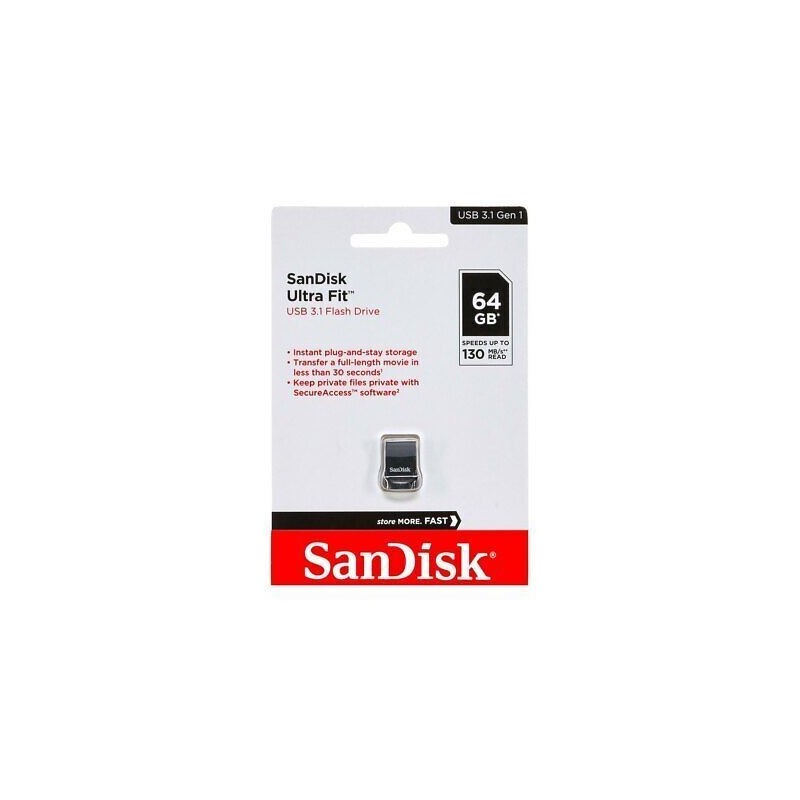 Pen 64GB SanDisk Ultra Fit USB 3.1