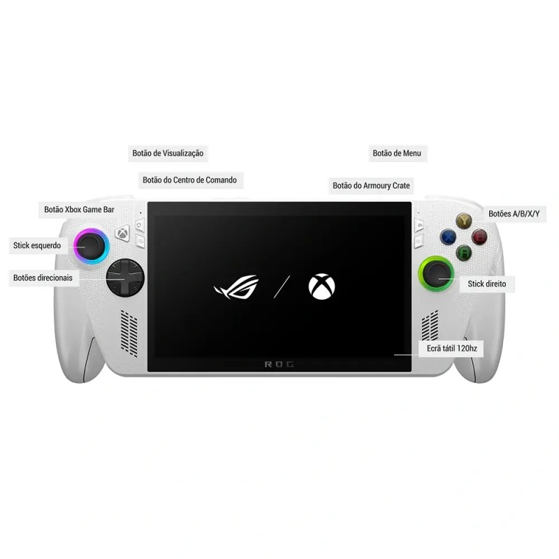 Consola Portátil Asus ROG Xbox Ally (2025) RC73YA-NH002W 7" Ryzen Z2 A 16GB/512GB