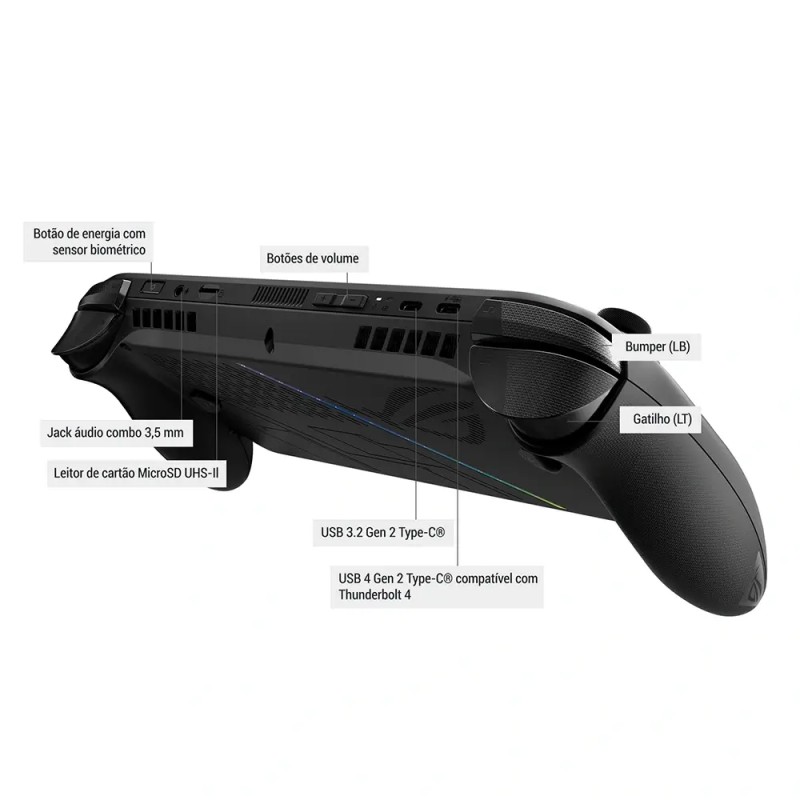 Consola Portátil Asus ROG Xbox Ally X (2025) RC73XA-NH011W 7" Ryzen Z2 Extreme 24GB/1TB