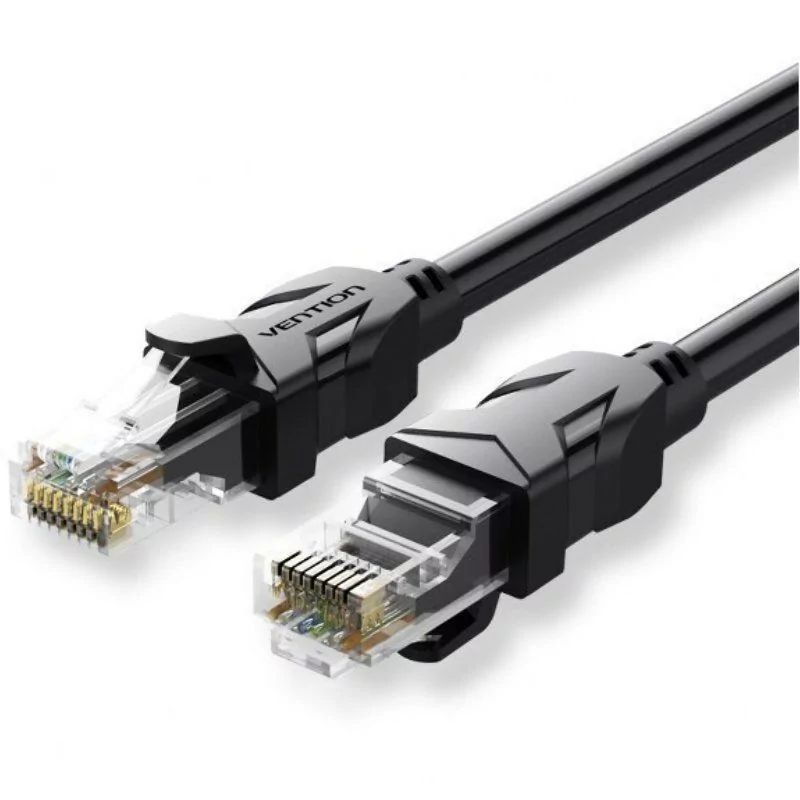 Cabo Rede RJ45 UTP Cat.6 30 Metros Vention - Preto