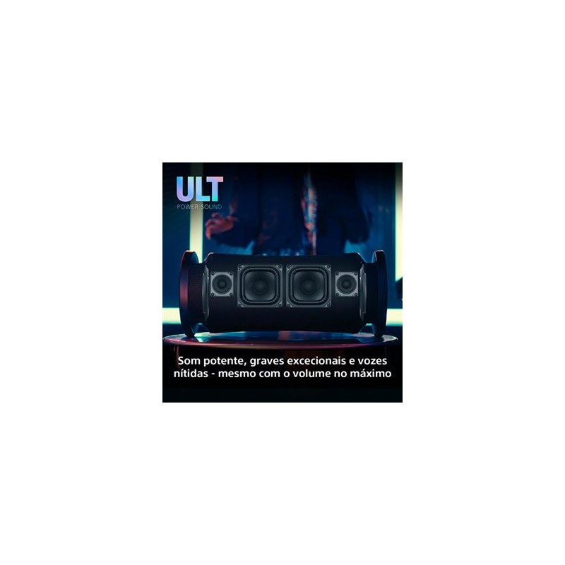 Coluna Bluetooth SONY ULT Field 7 SRS-ULT70B (Autonomia: Até 30 h - Preto) Coluna Bluetooth SONY ULT Field 7 SRS-ULT70B (Autonomia: Até 30 h - Preto)