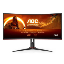 *SEM CAIXA - GRADE A* Monitor Curvo AOC CU34G2XP/BK (34'' - QHD - Led VA)