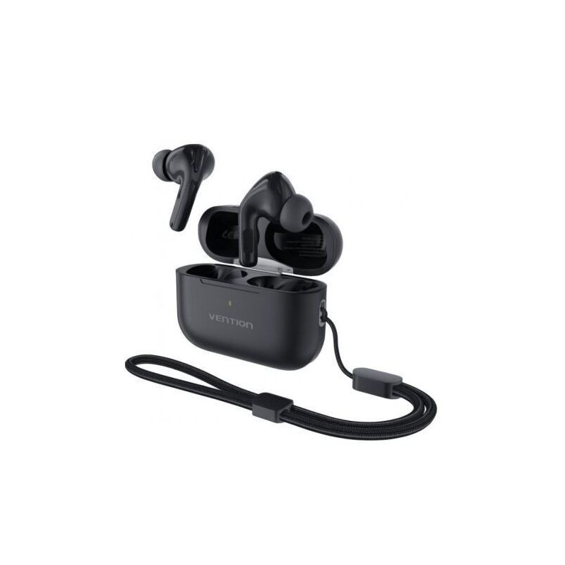 Auriculares Bluetooth Vention Echo Lite E11 Pro com Cancelamento de Ruído Pretos