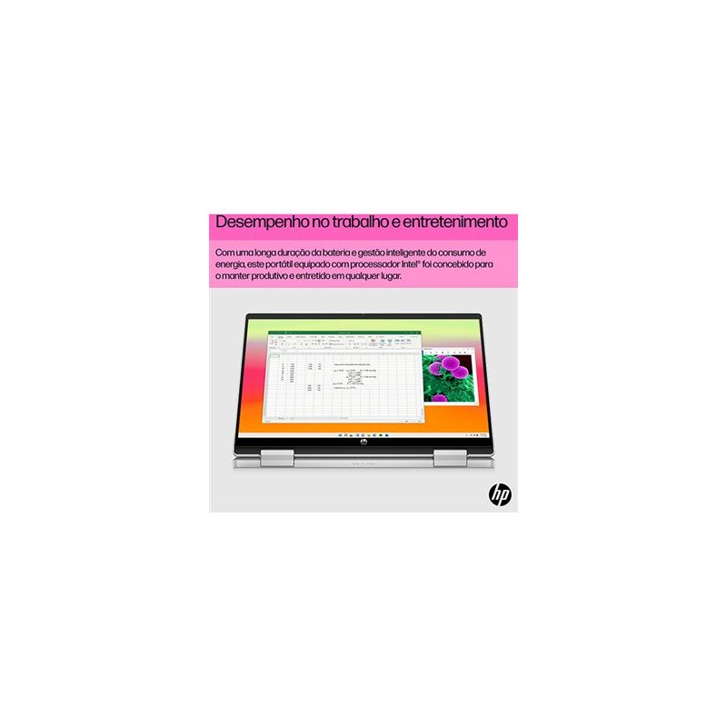 Portátil HP Pavilion x360 14-ek1018np (14'' - Intel Core i5-1335U - RAM: 16 GB - 512 GB SSD PCIe - Intel Iris X Graphics)