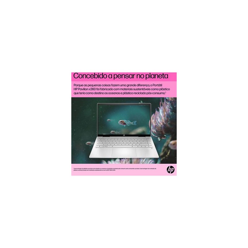 Portátil HP Pavilion x360 14-ek1018np (14'' - Intel Core i5-1335U - RAM: 16 GB - 512 GB SSD PCIe - Intel Iris X Graphics)