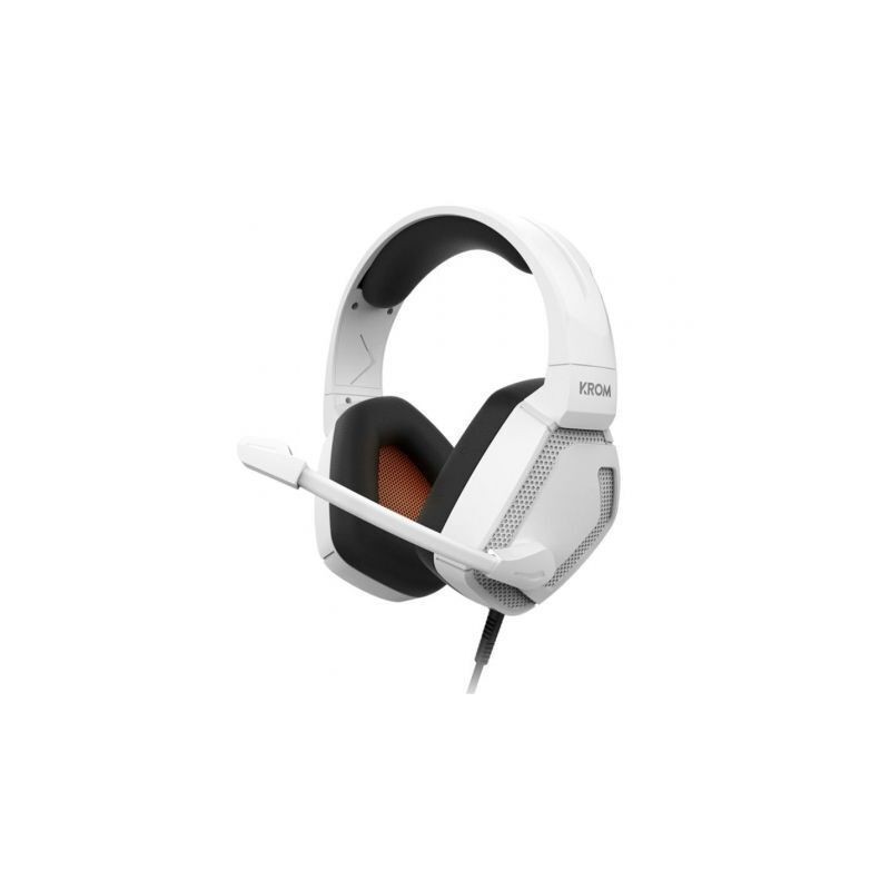 Headset Krom Kopa Pro Stereo PC/PS5/PS4/Switch Branco