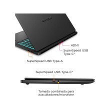 *ReUse Grade A+* Portátil Gaming HP Omen Transcend 14-fb0008np (Intel Core Ultra 9 185H - RTX 4060 - RAM: 32 GB - 1 TB SSD)