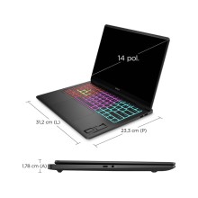 *ReUse Grade A+* Portátil Gaming HP Omen Transcend 14-fb0008np (Intel Core Ultra 9 185H - RTX 4060 - RAM: 32 GB - 1 TB SSD)