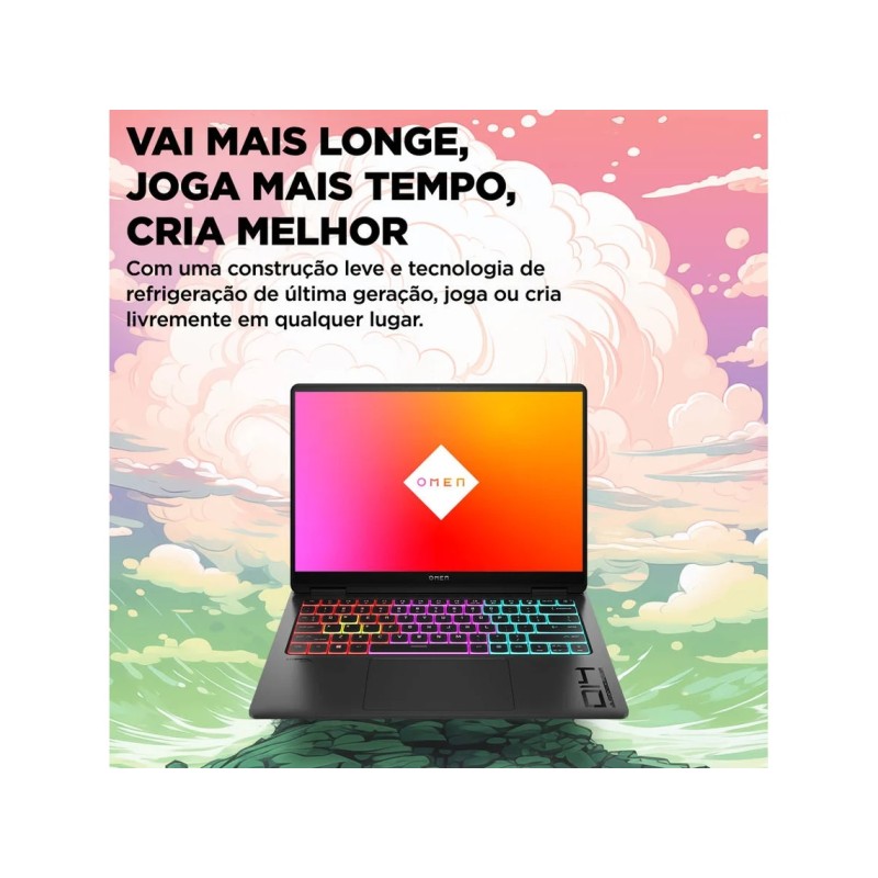 *ReUse Grade A+* Portátil Gaming HP Omen Transcend 14-fb0008np (Intel Core Ultra 9 185H - RTX 4060 - RAM: 32 GB - 1 TB SSD)