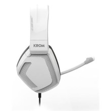 Headset Krom Kopa Pro Stereo PC/PS5/PS4/Switch Branco