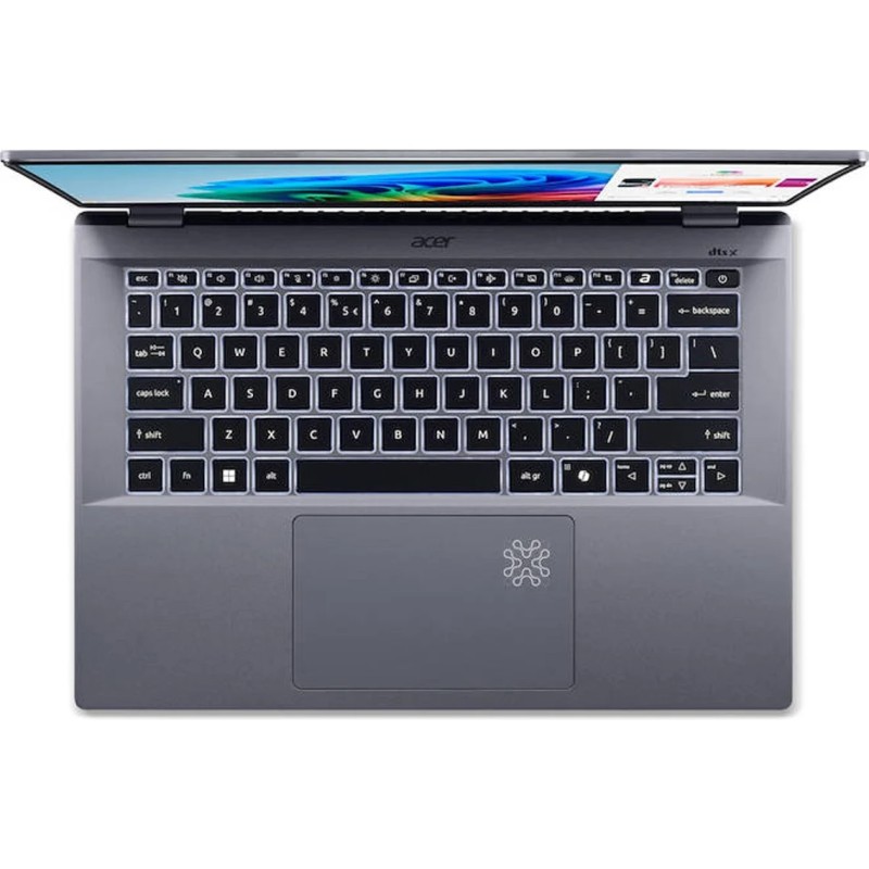 Portátil ACER Swift Go 14 AI SFG14-01-X9W3 (14.5" - Qualcomm Snapdragon X Plus X1P-42100 - RAM: 16GB - 1 TB SSD)