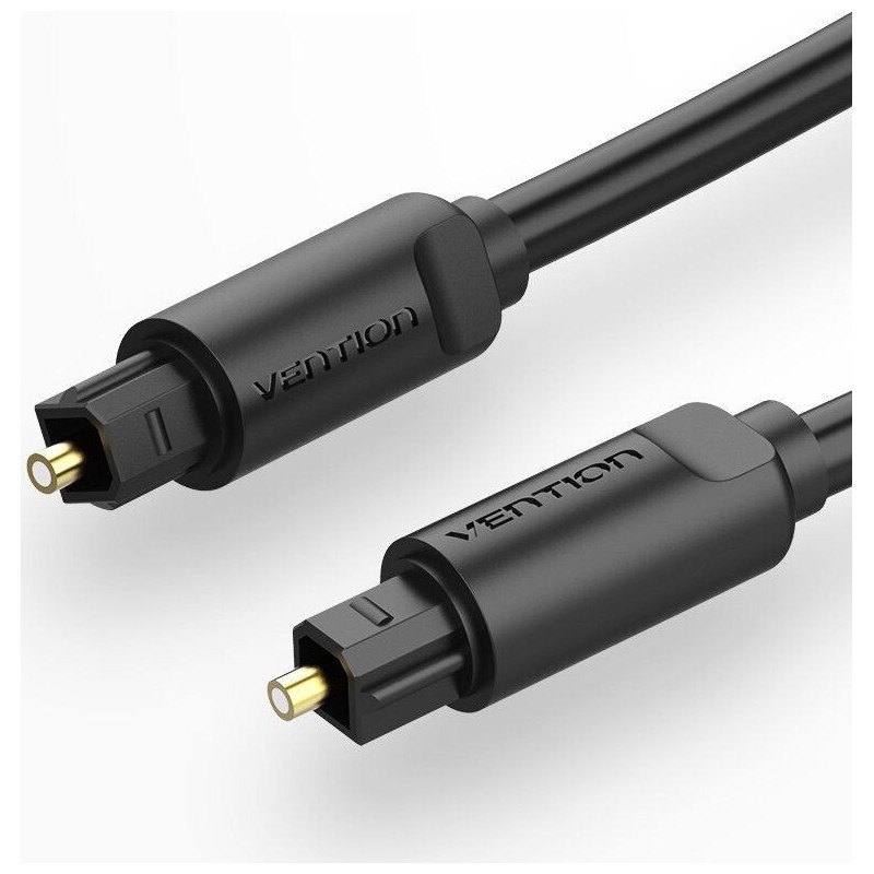 Vention Cabo Áudio de Fibra Ótica 2mts Black