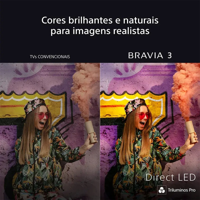 TV SONY Bravia 3 K-43S3 (LED - 43'' - 109 cm - 4K - Smart TV)