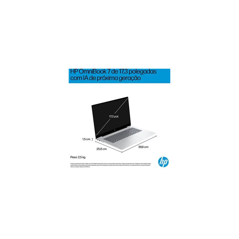 HP OmniBook 7 NGAI 17-dc0001np (17.3'' - Intel Core Ultra 7 258V - RAM: 32 GB - 1 TB SSD - Intel Arc Graphics)