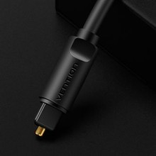 Vention Cabo Áudio de Fibra Ótica 1mt Black