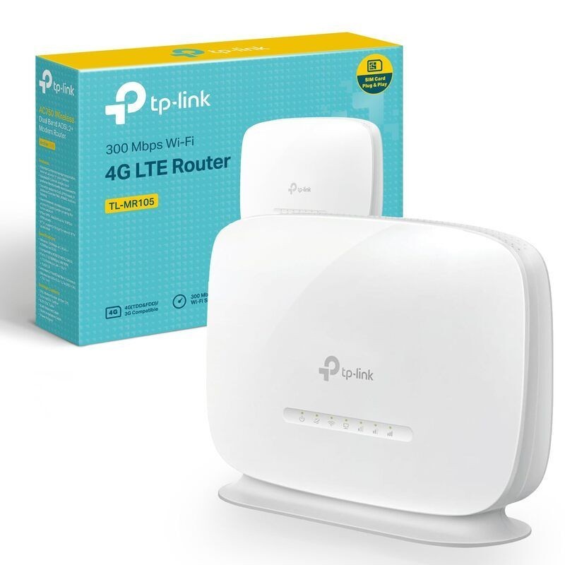 TP-Link Router TL-MR105 Cat 4 Plug & Pay - 4895252505948