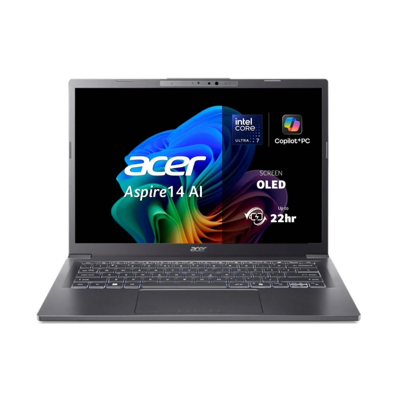Portátil ACER Aspire 14 AI A14-52M (14'' - Intel Core Ultra 7 258V - RAM: 32 GB - 1TB SSD - Intel Arc Graphics)