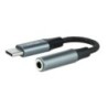Adaptador Audio USB-C para Jack 3.5mm Cinza - NANOCABLE ADAPTNAN10.24.1204