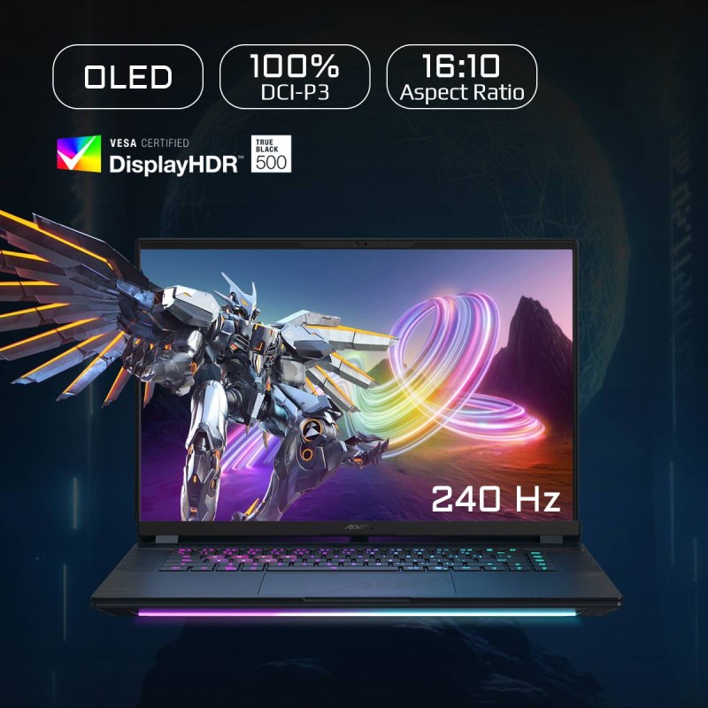 Portátil GIGABYTE Aorus Master 16 BYHC5PTE64SP (Intel Core Ultra 9 275HX - RTX 5080 - RAM: 32 GB - 1 TB SSD - 16'')