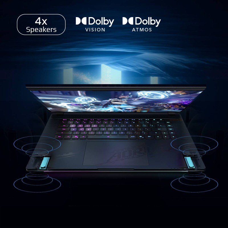 Portátil GIGABYTE Aorus Master 16 BYHC5PTE64SP (Intel Core Ultra 9 275HX - RTX 5080 - RAM: 32 GB - 1 TB SSD - 16'')