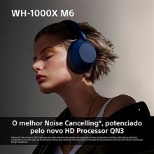 Headphones Sony WH-1000XM6 Bluetooth ANC NFC Prateados
