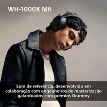 Headphones Sony WH-1000XM6 Bluetooth ANC NFC Pretos
