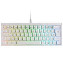 Teclado Mecânico Mars Gaming MKMINIPRO White RGB 60% PT Linear Lubricated Switches