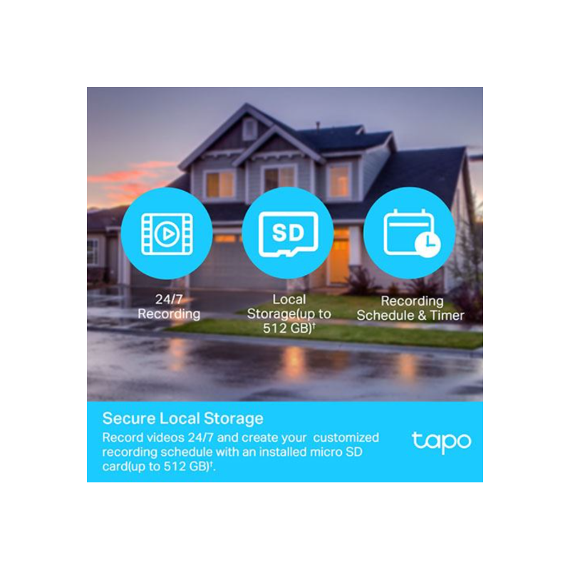 TP-Link Tapo C500 Câmara de Segurança Wi-Fi Exterior Pan/Tilt 360
