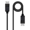 Cabo DisplayPort 1.4 Nanocable CCS, DP/M-DP/M, Preto, 1.5 M
