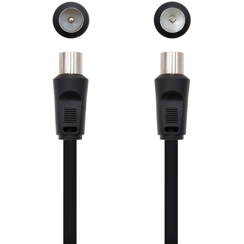 Cabo de Antena Coaxial Analógico 1.8m Black NanoCable