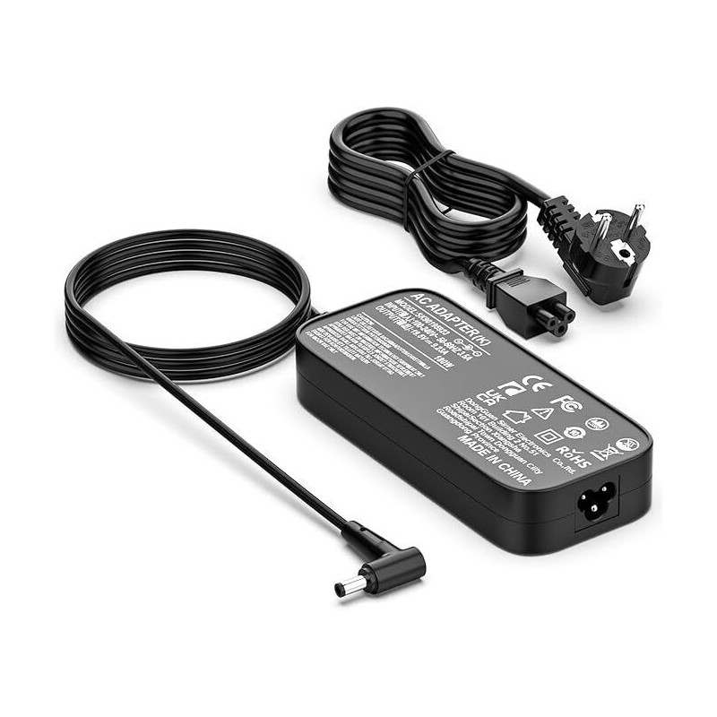 Carregador 180W 19,5V 9,23A Compatível com Asus Rog Gaming 5,5 mm * 2,5 mm
