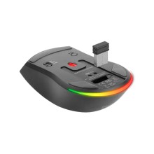 Rato Óptico Mars Gaming MM-T3 RGB Wireless/Bluetooth 14400DPI Preto + Mouse Dock