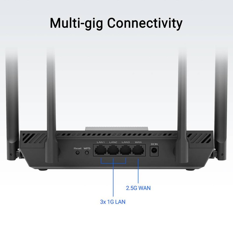 Router AiMesh Asus RT-BE50 BE3600 Wi-Fi 7 802.11be Dual-Band