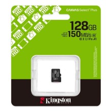 Cartão de Memória 128GB Kingston Canvas Select Plus 150MB/s V10