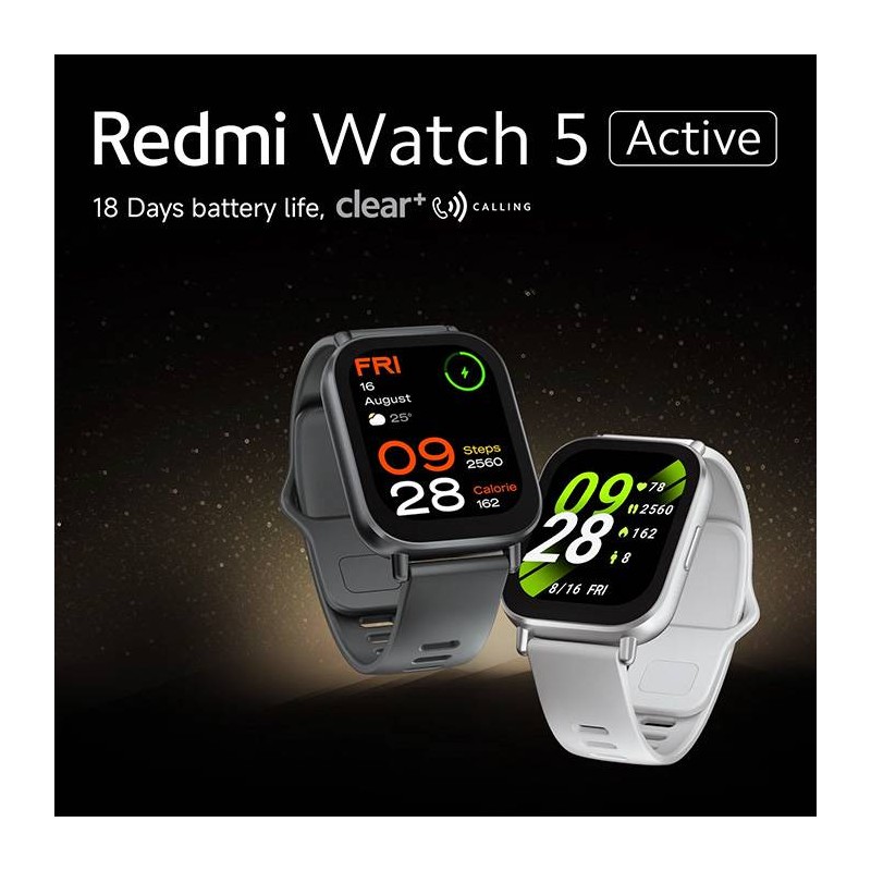 Smartwatch Xiaomi Redmi Watch 5 Active Preto