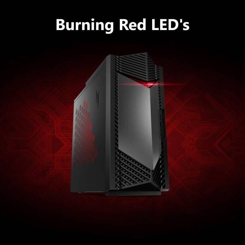 Desktop Gaming ACER Nitro 50 N50-656 (Intel Core i7-14700F - NVIDIA GeForce RTX 5060 - RAM: 16 GB - 1 TB SSD)