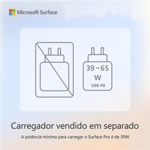 Portátil Microsoft Surface Pro 13" | 11th Edição Copilot+ | LCD | Snapdragon® X Plus | 16GB | 512GB UFS - Platinum