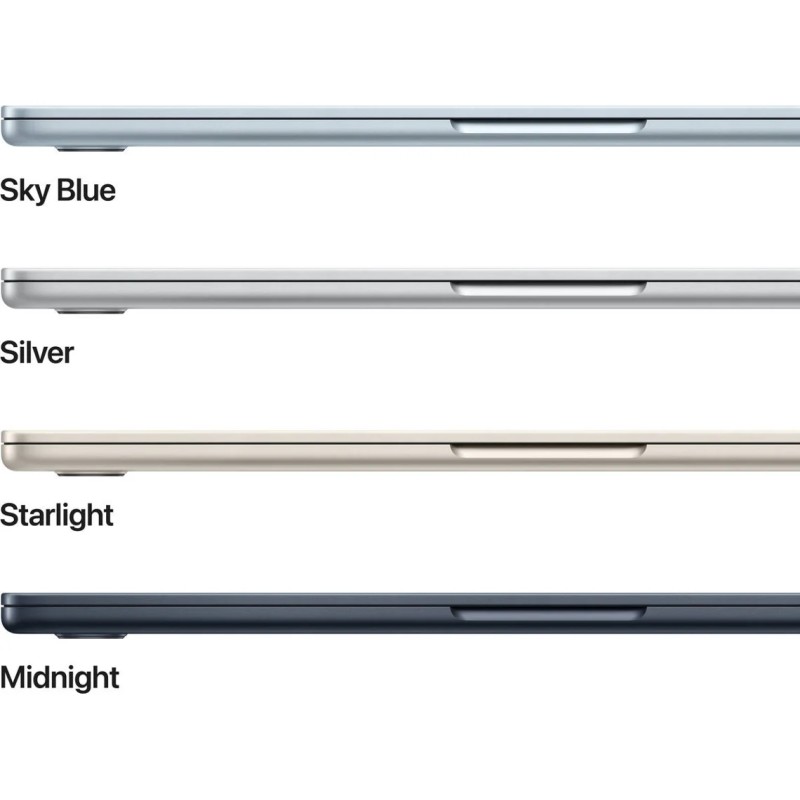 *ReUse Grade A+* MacBook Air APPLE Azul Céu (13.6'' - Apple M4 10-Core - RAM: 16 GB - 512 GB SSD - 10-Core)