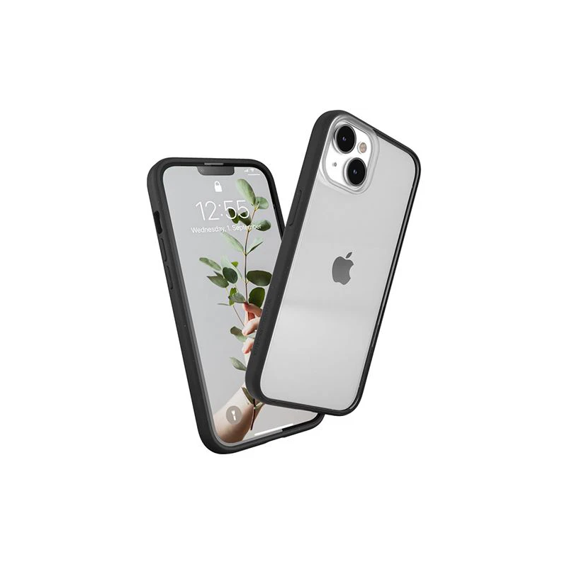 Capa Bio Woodcessories para Apple iPhone 14 - Preto Transparente