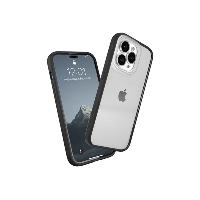 Capa Bio Woodcessories para Apple iPhone 14 Pro Max - Preto Transparente