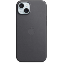 Capa Apple em tecido FineWoven com MagSafe para iPhone 15 Plus - Preto