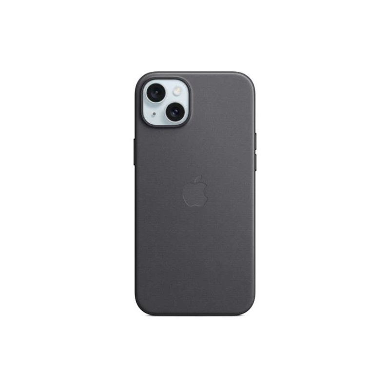 Capa Apple em tecido FineWoven com MagSafe para iPhone 15 Plus - Preto