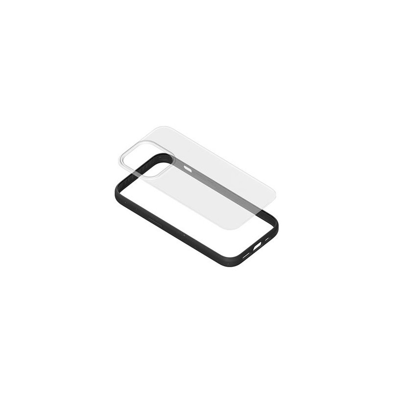 Capa Bio Woodcessories para Apple iPhone 14 - Preto Transparente
