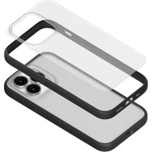 Capa Bio Woodcessories para Apple iPhone 14 Pro Max - Preto Transparente