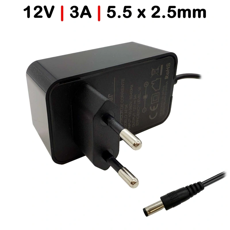 Adaptador Voltistar 12V 3A 5.5X2.5MM