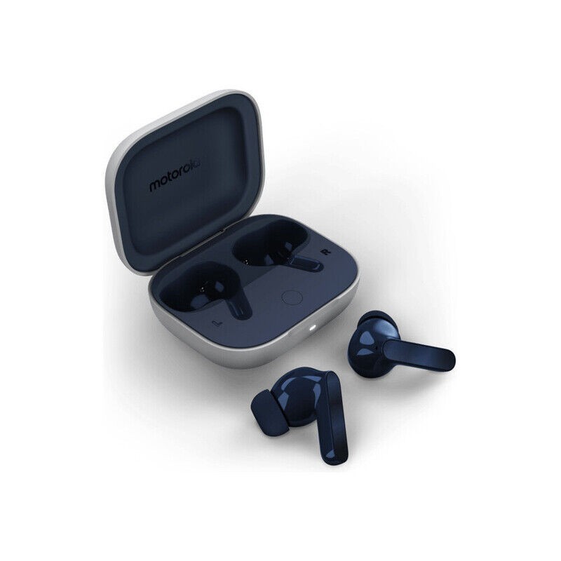 Auriculares Bluetooth True Wireless MOTOROLA Moto Buds (In Ear - Microfone - Noise Cancelling - Azul)oth Azul